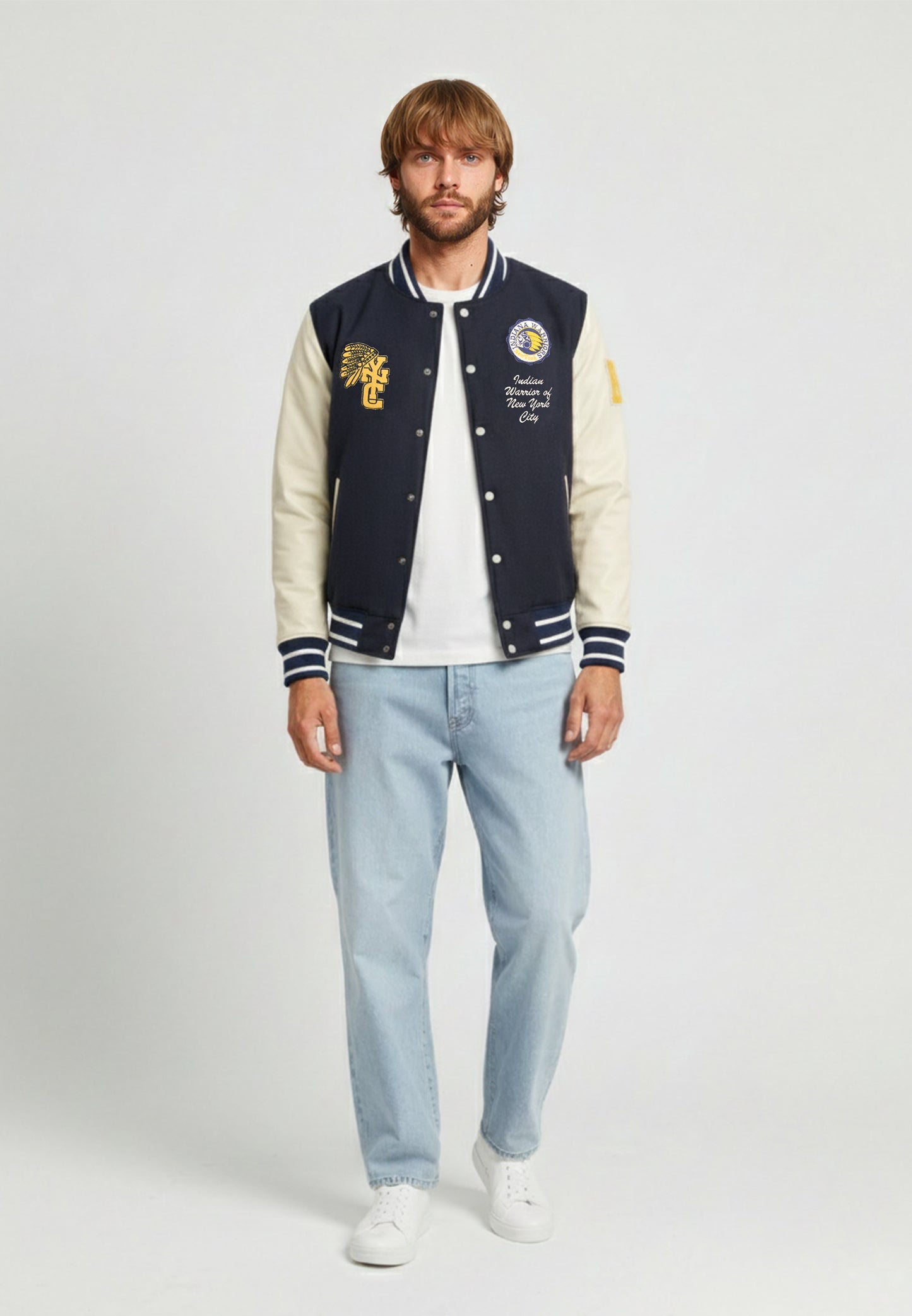 Navy/Ecru